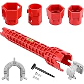 QWORK&reg; 14 in 1 Faucet and Sink Installation Wrench Plumbing Tools Plumbing Faucet for Kitchen Bathroom Faucets