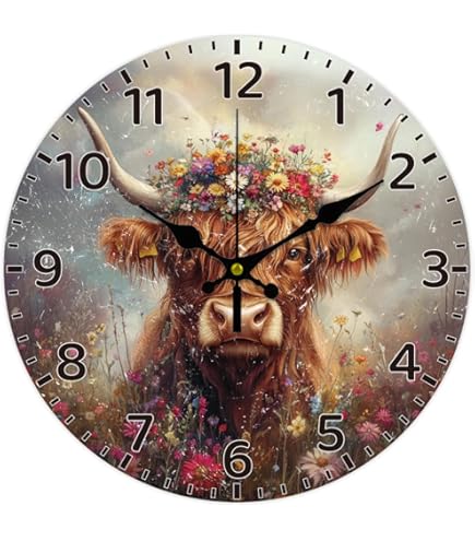 CHGCRAFT Gnome Wall Clock 12 Inch Battery Operated Wall - View #6