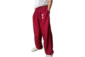 TAO MARTIAL Kung Fu Hose Wing Chun Tai Chi Stil mit Taschen Lose Hose Rayon V3