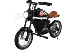 EVERCROSS EV08M Moto Electrique pour Enfant, 150W Moteur, Mode Vitesse 8/16KM/H, Moto Electrique Longue Distance 10KM, Pneus Pneumatiques 12 Pouces, Motocross pour Enfant âgé de 3 à 12ans