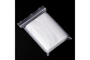 XINGRUN Druckverschlussbeutel Mittlere Größe 13 * 19cm Plastikbeutel Verschließbar Tütchen mit Druckverschluss Wiederverschließbare Beutel Anwendbar Schreibwaren Schmuckaufbewahrung, 100 Stück