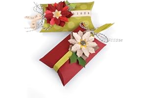 Sizzix Thinlits Troqueles 7PK Caja de almohadas y flores de Pascua