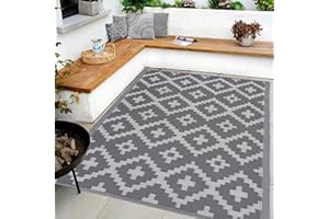 Bestlivings Dywan outdoorowy, odporny na warunki atmosferyczne i promieniowanie UV (80 x 250 cm, etno), dywan z tworzywa sztucznego, do ogrodu, na balkon, taras – dywan do użytku na zewnątrz