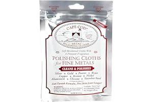 Cape Cod Polish 2 Tücher zum Entfernen von Kratzern sowie zum Polieren von hochwertigen Uhren.