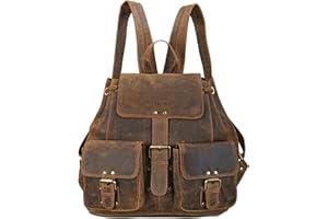 STILORD 'Larissa' Vintage plecak skórzany damski plecak rêczny plecak skórzany plecak rêczny DIN A4 City Shopping Daypack Zwi±zek Szkolny