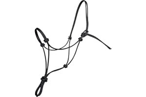 Hunters Saddlery Rope Halters for Horses Compatible with Parelli Natural Horsemanship Training Mini Foal Weanling Pony Cob Full Draft Head-Collars