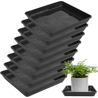 Lot De 20 Pieds De Pot En Plastique - Rehausseurs Pour Jardinières (7x5,5x2,3 Cm, Couleur Orange)