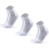 DANISH ENDURANCE Running Socks, Anti-Blister, 3 and 5 Pack | Running Socks Long Distance Cushioned Anti-Light Quick Dry Marat