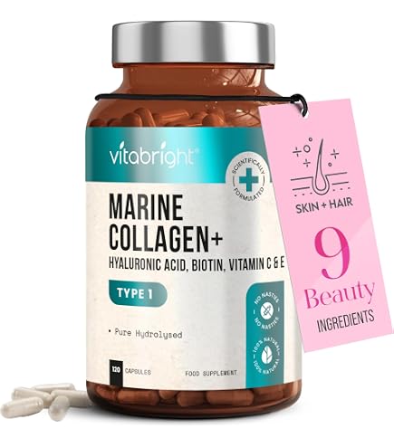 Pack De 3 Flacons Collagène 500mg + Vitamine E - 300 Capsules - Complément Alimentaire Vita World