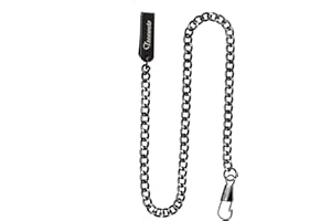 TREEWETO Pocket Watch Vest Chain 14.7 inch (37.5 cm) Black