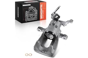 Frankberg Brake Caliper Rear Right Aluminium Compatible with Octav.i.a III Estate 5E5 5E6 Leon 5F1 Leon ST 5F8 Octav.i.a III 5E3 NL3 NR3 Leon SC 5F5 Replace# 5Q0615424A