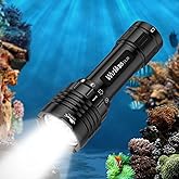 Wurkkos DL30 Diving Torch, 3600 Lumens Diving Torch, Rechargeable, IPX8 Waterproof, 3 x CRI 90 LH351D LED Underwater Torch wi
