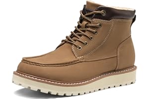 Bruno Marc Men's Winter Snow Boots Warm Fur Lined Waterproof Ankle Boots for Cold Weather Outdoor Walking