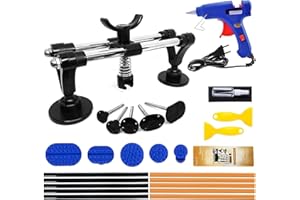 Manelord extracteur Pad pour enlever Le Pont de la Petite Voiture Pad, Kit Debosselage avec Pistolet à Colle et Bâton de Colle