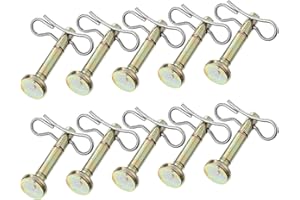 BESTonZON Boulons et goupilles de cisaillage pour Fraise à Neige - Compatible avec MTD 714-04040 et 738-04124 - Pièces de Rechange pour souffleur à Neige en métal