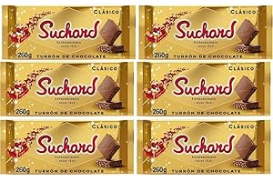 SUCHARD TURRON CHOCOLATE 260gr. Pack de 6