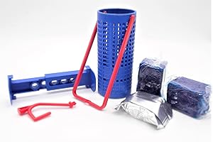 L&G IDEENWELT GBR WC-Star – der praktische Speicher für WC-Spülkasten-Hygienesteine, mit 2 x 50 gr. Hygienesteine