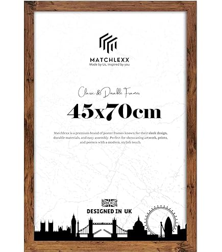 Z&Q Wall Mounted Poster Picture Frame Pink 45 X 32 Cm Display Painting Photo Print With HD Clear Perspex Both Ways Hanging Hooks MDF Wood 30x15mm - View #7