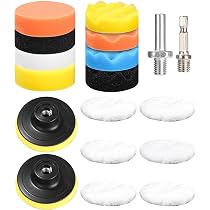 Kit Di Lucidatura Per Auto Da 5 Pezzi: Spugne Da 6 Pollici Per Lucidatrice, Morbide E Lavabili, Per Rimuovere Graffi E Abrasioni