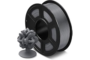 SUNLU ASA Filament 1,75 mm, Odporny na Promieniowanie UV/Deszcz/Ciepło Filament do Drukarek 3D, Wytrzymały Filament 3D, Szpula 1KG ASA Szary