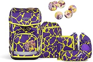 ergobag cubo Light Set ergonomischer Schulranzen, Vorgänger-Kollektion, extra leicht, Set 6-teilig, 780 g