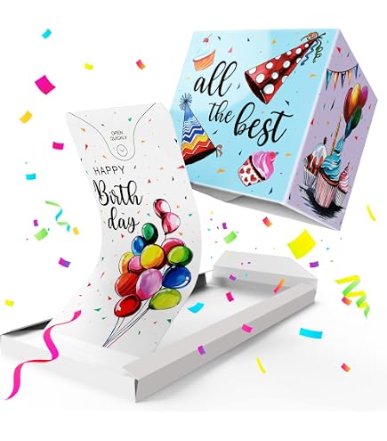 Edition Seidel Biglietto Di Auguri Premium 'Happy Birthday' Con Busta - Formato 11,5x17 Cm - Per Uomo E Donna - 3