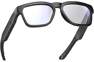 OhO sunshine Safety Glasses, Over Ear Bluetooth Glasses 5.0 with Built-in Microphone to Listening Music and Phone Calls, UV400 Blue Light Blocking Healthy Lens Technology