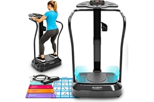 ‎BLUEFIN FITNESS Bluefin Fitness Vibration Plate | Pro Model | Upgraded Design with Silent Motors | Comes with Built in Speakers