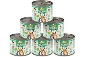 GranataPet Delicatessen Wild Pur, 6 x 200 g, Comida húmeda para Gatos, alimento sin Cereales y sin azúcares, Comida para Gatos con Alto Contenido de Carne y aceites