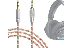 Geekria Apollo balanserad 4,4 mm till 3,5 mm-kabel för Sony MDR-M1/MV1/M1ST