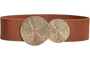 BBHKKL Ceinture Élastique pour Femme - Large Ceinture Vintage pour Robe, Chemises Ceintures de Mode pour Dames