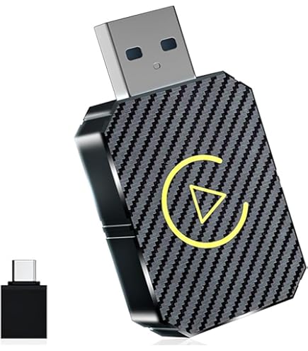 Draadloze CarPlay-adapter 2025 geüpgraded, 2-in-1 Geschikt voor Android
