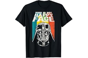 Star Wars Darth Vader This is My Happy Face Funny T-Shirt