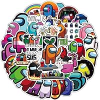 100pcs Among Us Aufkleber Vinyl Amongus Stickers, wasserdicht, für Laptop, Stoßstange, Wasserflaschen, Computer, Telefon…