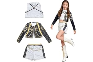 DAZZTIME Costume Cosplay per Bambini,Costume Halloween Bambino,Set Costume Halloween per Bambina,Cosplay Party Halloween,per Arnevali,Carnevali e Feste a Tema