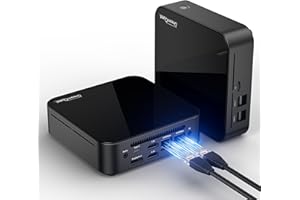 ‎DREAMQUEST DreamQuest Mini PC Verträglich Win 11 Pro 12th Ιntel Alder Lake N100 (bis 3.4GHz) 16GB RAM+512GB SSD Mini Desktop Computer Kommt mit Type-C (20 Gbit/s) 4K HDMI,WiFi 5,BT5.2,Gigabit Ethernet