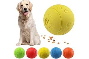 MEKEET Chien Jouet Balle Chien Traiter Jouet Balle, Balle de Nourriture en Caoutchouc résistante aux morsures pour Chiens de Compagnie Jeu d'exercice pour Animaux de Compagnie Balle de Formation IQ