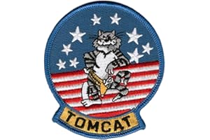 Titan One Europe - Tom Cat Airforce Navy Fighter Cosplay Écusson Brodé Thermocollant