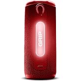 JBL Grip, Bluetooth hoparl&ouml;r, Kırmızı, JBL Pro ses, AI Sound Boost, IP68 su ge&ccedil;irmez ve toz ge&ccedil;irmez, ambiyans aydınlatması, 