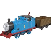 Thomas JGF93 Battery Powered Motorized Metal Locomotive and Goods Wagon, Classica Series Character, Toy for Kids, 3+ Years