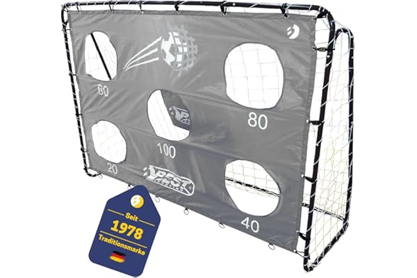 Best Sporting But de football avec 5 trous, 40 cm, jardin à feu et enfants füßbal Porte ou portail Murale individuellement