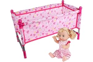 Tebinzi Poussette pour, Jeu, Ensemble Jeu rôle pour bébé Nouveau-né | Accessoires bébé Poussette, balançoire, Chaise berçante, Chaise Haute, lit