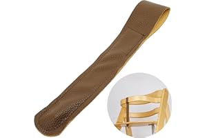 YOUR DAY MATE Highchair Crotch Strap, 1 Piece, Brown, PU Leather, Safety Harness Compatible with Stokke Tripp Trapp, roba Sit Up, Safety 1st, Kinderkaft, Harness Strap Children's highchair