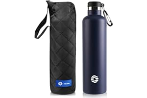 FEIJIAN Stainless Steel Water Bottle 750ml/1000ml Sports Flask Vacuum Insulated Water Bottle Leak Proof BPA Free Metal Water Bottle for School, Cycling, Sports and Gym