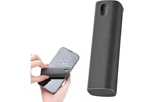 AUNEK Screen Cleaner Kit, 3 in 1 Portable Refillable Screen Cleaning Spray and Microfiber Cloth, Screen Cleaning Wipes, Ideal for Mobile Phones, Tablets, Laptops, Monitors, TVs, Car Screens