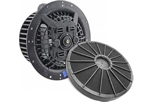 ERICAMBI Motore Ventola Universale a 3 Velocità, per Cappe da Cucina Faber, Elica, Turboair 41CU150 + Filtro Carboni Attivi Type F233, Dimensioni 23,3 cm