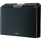 Joseph Joseph Folio Steel set of 4 cutting boards, color coded non-slip boards, with storage bag - black
