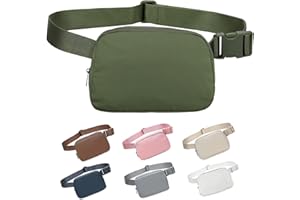 Jakiro Belt Bag Fanny Pack for Women and Men, Fashionable Fanny Packs for LuLu Waist Bag Lemon Bags, Everywhere Belt Cute Bag for Travel Workout Running Hiking for Lady Girls and Men