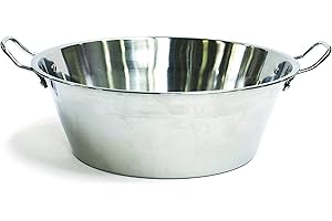 SAVEUR & DÉGUSTATION Saveur et Degustation KS9215 Bassine à Confiture INOX Argent 38 cm