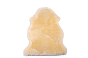 NATURASAN Baby-Lammfell Öko-Schaffell medizinisch gegerbt, geschoren, waschbar, 90-100 cm Öko-Test "Gut", incl gratis Lammfellbürste